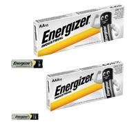20 Energizer Industrial Batteries 10 A 10 AAA Alkaline LR6 LR03 1.5V Combo