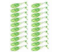 20 esche da pesca a coda rotante oscillanti morbide migliorano la flessibilità per spigole, trote, cattura, compatti, portatili, pesca