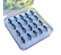 20 esche in metallo per pesca alla trota, con gancio 14#, per acqua dolce e | Combinazione di colori realistica, imita la preda naturale, attira il luccio di salmone della trota, il gancio spinato 14 #