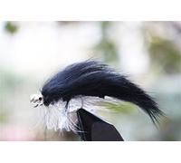 20 esche nere, Zonker, per pesca alla mosca, pesca alla trota, Taglia 2