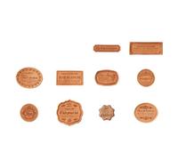 20 etichette adesive in carta dura dall'aspetto storico a tema inglese invecchiato, ideali per lavori artigianali e scrittura, forniture per scrapbooking