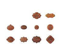 20 etichette in carta rigida, look storico, tema inglese invecchiato, adesivi, ideali per artigianato e scrittura, accessori per scrapbooking