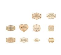 20 etichette in carta rigida, look storico, tema inglese invecchiato, adesivi, ideali per artigianato e scrittura, accessori per scrapbooking
