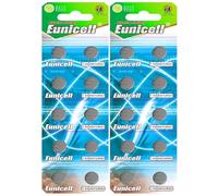 20 Eunicell AG1 Batterie Piatte Batteria Cellula