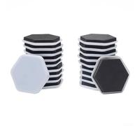 20 feltrini in plastica per moquette e legno, per facilitare lo spostamento di mobili pesanti, tra cui divani, letti, cassettiere, tavoli