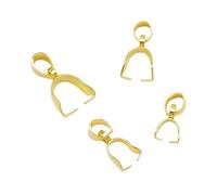 20 Fermagli In Acciaio Inossidabile, Fermagli for Pizzicare, Connettori for Braccialetti, Collane E Ciondoli Fai-da-te(Gold,3x15mm)