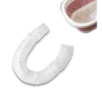 20 fodere trasparenti usa e getta per pedicure, infrangibili, per pedicure e spa, taglia unica, con fascia elastica, per hotel, uso domestico, pulizia e igiene nei trattamenti pedicure