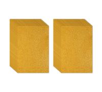 20 Fogli 2mm Carta EVA A4 Oro con Adesivo per Glitter Foam Sheet