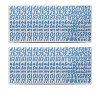 20 fogli adesivi colorati a forma di lettera decalcomanie scintillanti lettere numeri adesivi per diario notebook planner album adesivi
