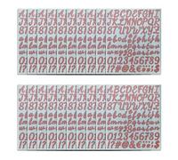 20 Fogli Colorati Adesivi Decorativi Colorati Che Scintillano Etichette Per Lettere Lettera Scrapbooking Abbellimento Artigianale A Lettere Colorate Decalcomanie