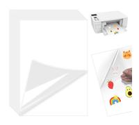 20 fogli di carta stampabile, formato A4, pellicola adesiva stampabile, trasparente, per stampanti a getto d'inchiostro e laser