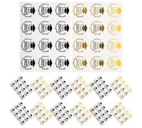 20 fogli di etichette adesive per decorazioni di laurea, adesivi per il viso