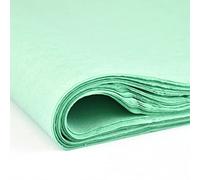 20 fogli di tessuto verde menta per confezioni regalo e artigianato, 75 cm x 50 cm, carta ecologica per tutte le occasioni