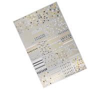 20 Fogli Gatti Dorati E Adesivi Per Chiodi Fiori Stellati Le Decalcomanie Della Ottimi L'arte Creativa Facili Applicare Le Decalcomanie Unghie Con Gatti Dorati