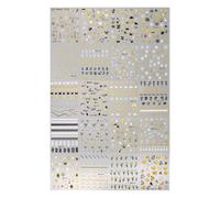 20 Fogli Gatti Dorati E Adesivi Per Chiodi Floreali Stellati Donne Art Decalcomanie In Sicurezza Lunga Durata Con Accessori Unghie Alla