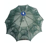 20 Fori Rete da pesca pieghevole automatica Nylon Gamberetti Granchio Minnow Tra