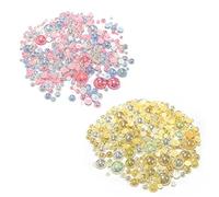 20 g di perle semi-rotonde in resina con retro piatto, colori misti, perline cabochon colorate, per gioielli fai da te, nail art, decorazioni per la casa