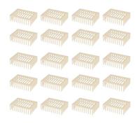 20 gabbie per api regine in plastica, quadrate, per l'allevamento delle regine, strumenti per apicoltori, attrezzatura per catturare le regine con di contenimento sicuro per
