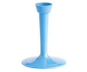 20 Gambi azzurri alti per flute a calice