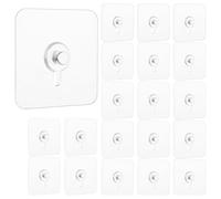 20 ganci adesivi per quadri, ganci autoadesivi da parete, senza chiodi, resistenti, extra forti, rimovibili, trasparenti, impermeabili, per bagno, cucina, foto, poster
