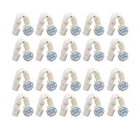 20 ganci antifurto semplici da installare per scaffali al dettaglio universali da 6 mm adatti a durabilità fissaggi in ABS per scaffalature durabilità costruzione ABS facile installazione