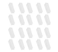 20 ganci da parete in plastica con retro adesivo per la decorazione di interni, scaffali, design rimovibile, facile da installare l'organizzatore da parete senza chiodo richiesto