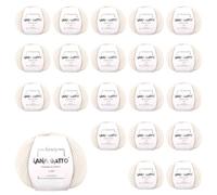 20 Gomitoli Cashmere e Lana merino extrafine per lavoro a maglia, Lana Gatto Linea Vip, 1kg., 4000 mt, (Avorio, 20)