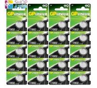 20 GP Cr2032 Batterie Al Litio 3V Moneta Bottone Dl2032 Scadenza 2034 5Bl Nuovo