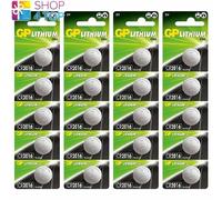 20 GP Litio Celle Cr2016 Batterie Dl2016 3V a Moneta Bottone Scadenza 2034 5Bl