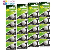 20 GP Litio Celle Cr2025 Batterie Dl2025 3V a Moneta Bottone Scadenza 2034 5Bl