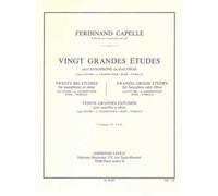 20 Grandes Etudes Vol.1 - F. Capelle - Sassofono O Oboe