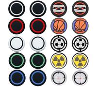 20 Grips Ps5 | Thumbstick Ps5 | Grips Controller Ps5 | Tappi Joystick Ps4 | Grips Telecomando Ps4 | Pulsanti Telecomando Ps5 | Grips per Ps4 | 20 Impugnature per pollice Silicone | Custodie Joystick