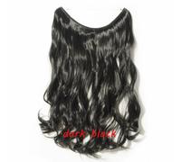 20 IN Finte Capelli Estensione Invisibile Filo Sintetico N Clip one piece 64