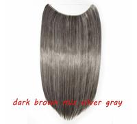 20 IN Finte Capelli Estensione Invisibile Filo Sintetico N Clip one piece 64