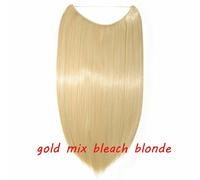 20 IN Finte Capelli Estensione Invisibile Filo Sintetico N Clip one piece 64