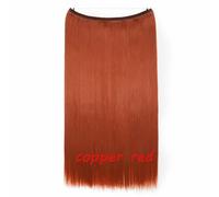 20 IN Finte Capelli Estensione Invisibile Filo Sintetico N Clip one piece 64