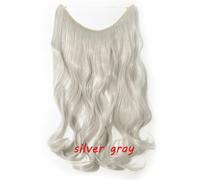 20 IN Finte Capelli Estensione Invisibile Filo Sintetico N Clip one piece 64