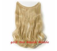 20 IN Finte Capelli Estensione Invisibile Filo Sintetico N Clip one piece 64