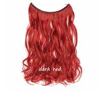 20 IN Finte Capelli Estensione Invisibile Filo Sintetico N Clip one piece 64