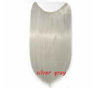 20 IN Finte Capelli Estensione Invisibile Filo Sintetico N Clip one piece 64