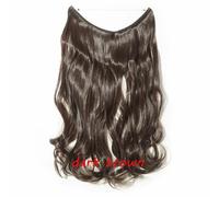 20 IN Finte Capelli Estensione Invisibile Filo Sintetico N Clip one piece 64