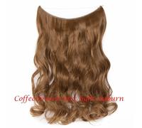 20 IN Finte Capelli Estensione Invisibile Filo Sintetico N Clip one piece 64