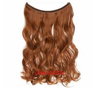 20 IN Finte Capelli Estensione Invisibile Filo Sintetico N Clip one piece 64