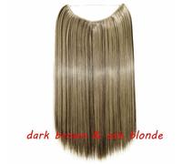 20 IN Finte Capelli Estensione Invisibile Filo Sintetico N Clip one piece 64