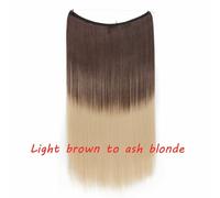 20 IN Finte Capelli Estensione Invisibile Filo Sintetico N Clip one piece 64