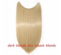 20 IN Finte Capelli Estensione Invisibile Filo Sintetico N Clip one piece 64