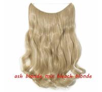 20 IN Finte Capelli Estensione Invisibile Filo Sintetico N Clip one piece 64