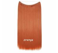 20 IN Finte Capelli Estensione Invisibile Filo Sintetico N Clip one piece 64