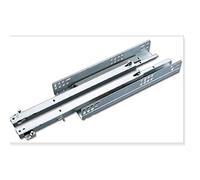 20 Inch Soft Close Drawer Slides 2 Fold Kitchen Cabinet Runners Heavy Duty Rails for Smooth 500mm Hardware 1 Pair(500mm/20in*2mm)