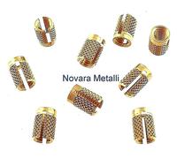 20 Inserti Filettati a pressione M4 ottone x plastica legno douilles filetées